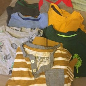 7 long sleeve shirts boys size 4t